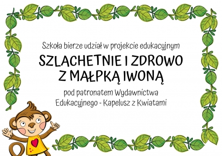 ''Szlachetnie i zdrowo z małpką  Iwoną''