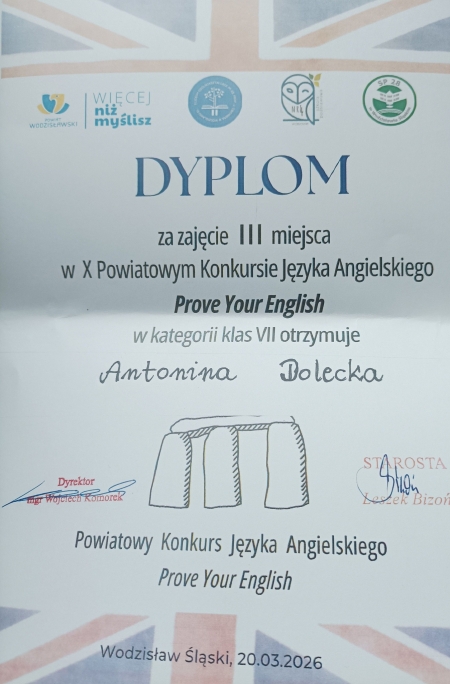  Sukcesy Naszych Uczniów