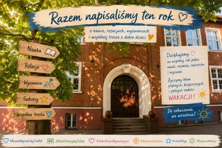 Wspaniałych i bezpiecznych wakacji!