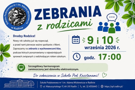 Zebrania z Rodzicami.