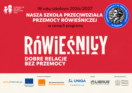 RÓWIEŚNICY - dobre relacje bez przemocy.